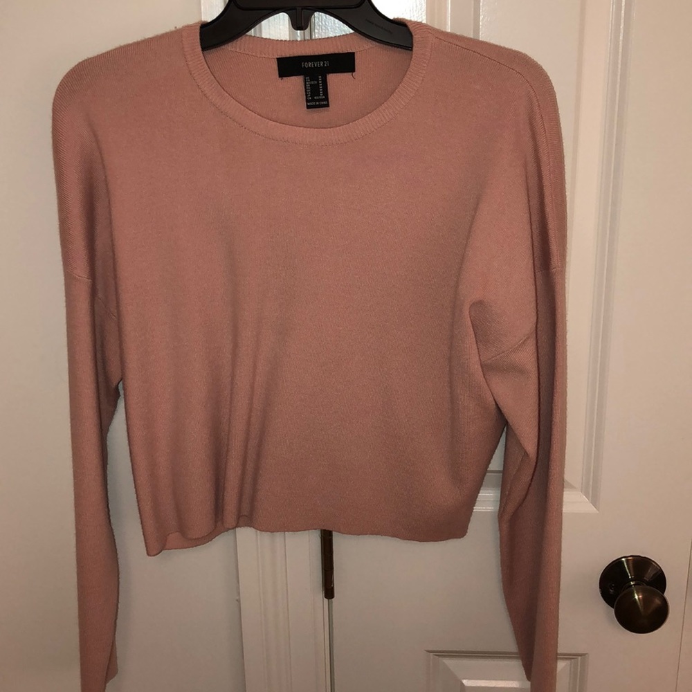 forever 21 cropped sweater